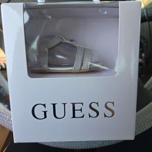 GUESS Silver Size 0 Baby Sandals NIB